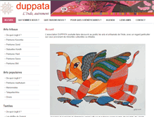 Tablet Screenshot of duppata.com